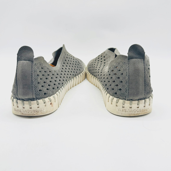Ilse Jacobsen Shoes Womens 41 US 11 Gray Slip On Tulip Flats Comfort Loafers - Picture 5 of 8